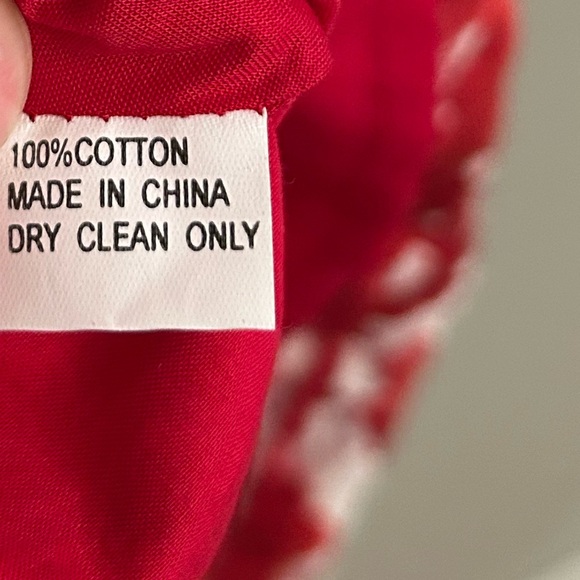 Tocca Red White Floral Strapless Formal Valentine’s Day Cocktail Classic Dress 4 - Picture 10 of 10